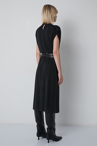 Rochie midi cu elemente decorative