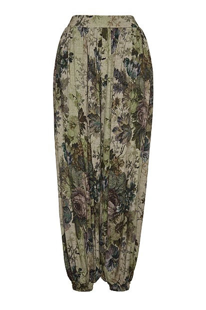 Floral balloon trousers