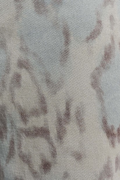 Blugi Erika wide-leg cu animal print