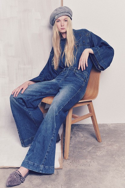 Kalia wide-leg jeans