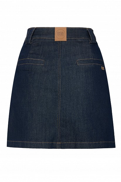 Mini denim skirt