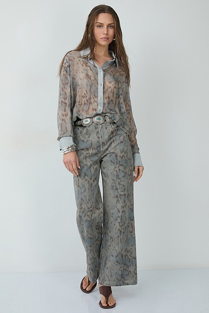 Animal print shirt