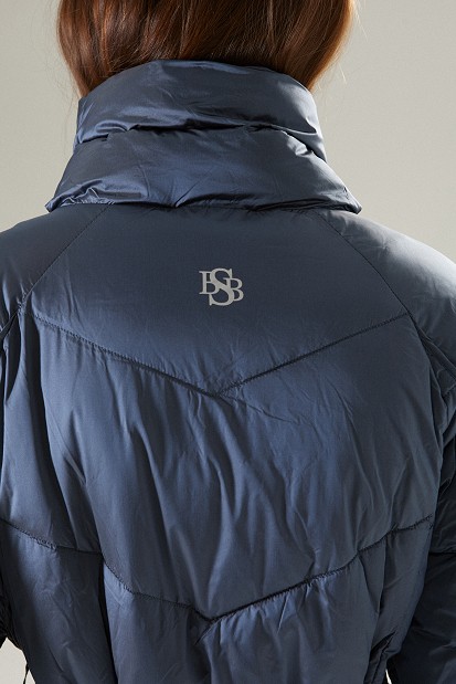 Long quilted jacket