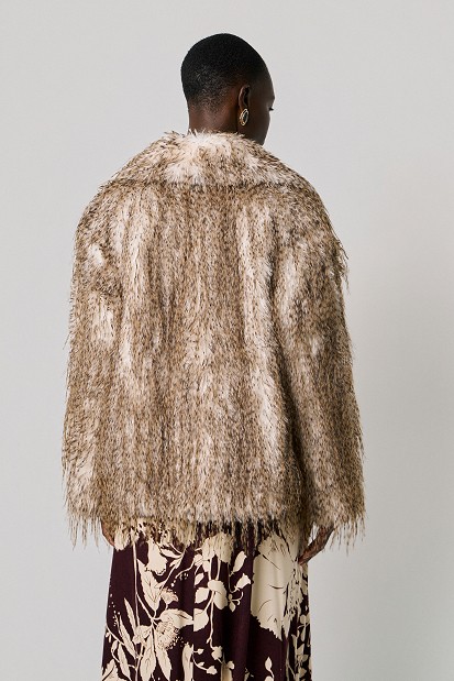 Animal print γούνα