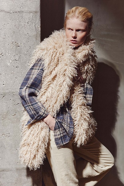 Faux fur vest