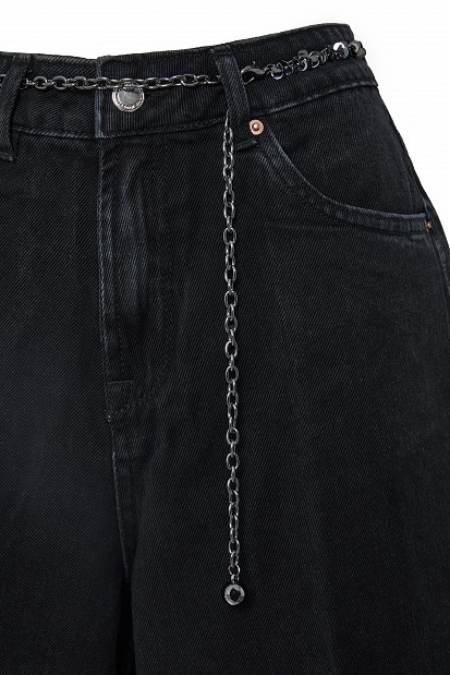 Georgia denim bermuda