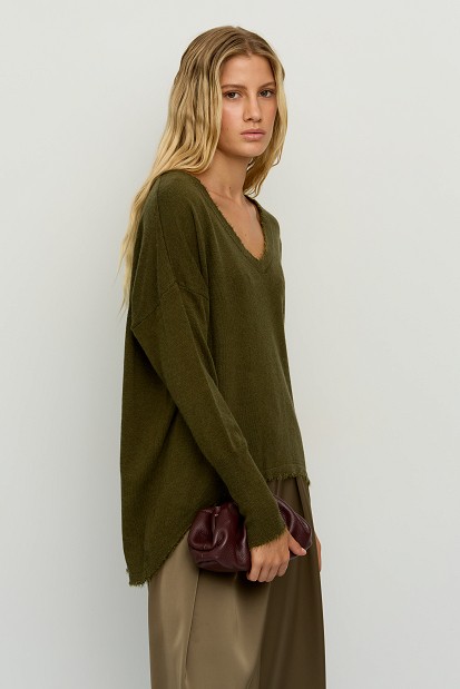 V-neck sweater