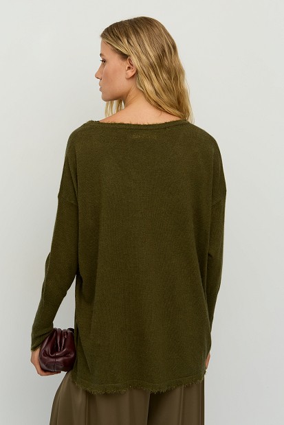 V-neck sweater