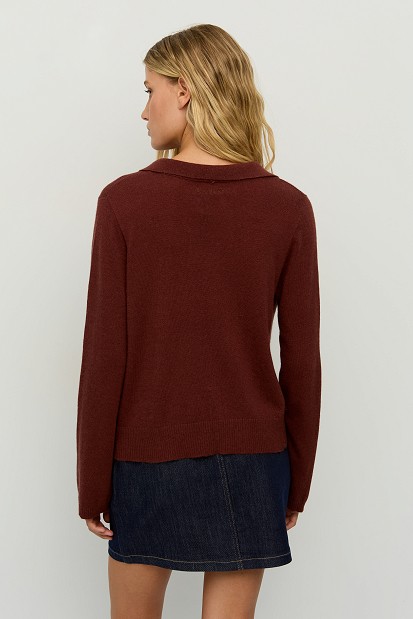 Polo-style sweater