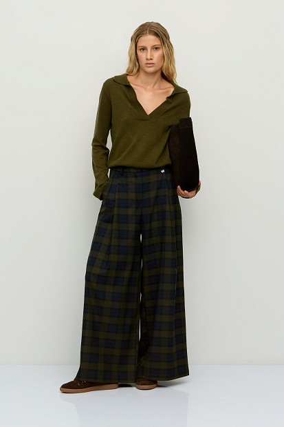Polo-style sweater