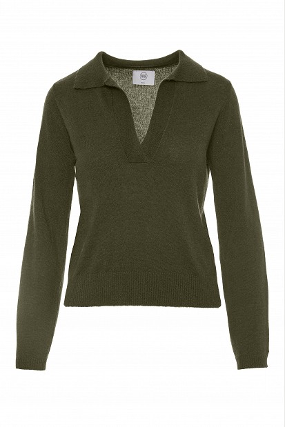Polo-style sweater