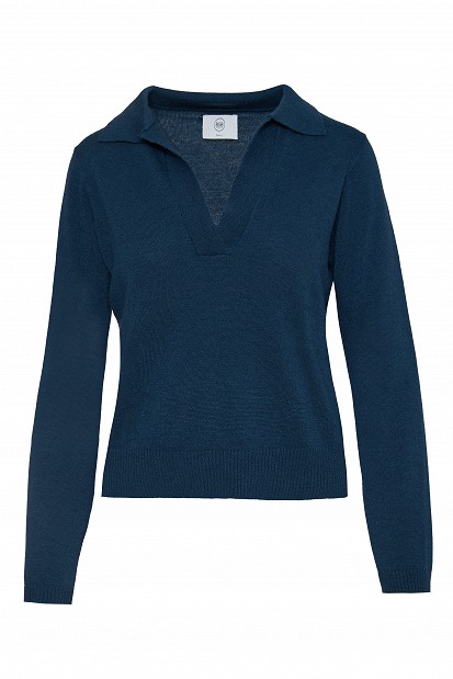Polo-style sweater