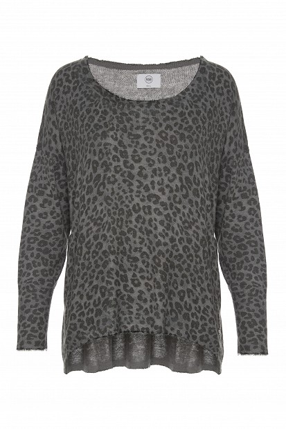 Leopard print sweater