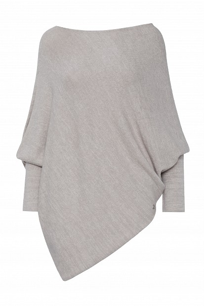Asymmetric knitted sweater