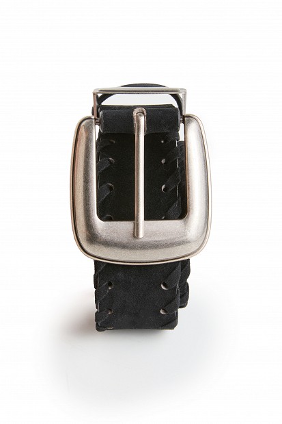 Belt with braided details