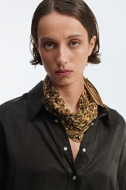 Animal print scarf