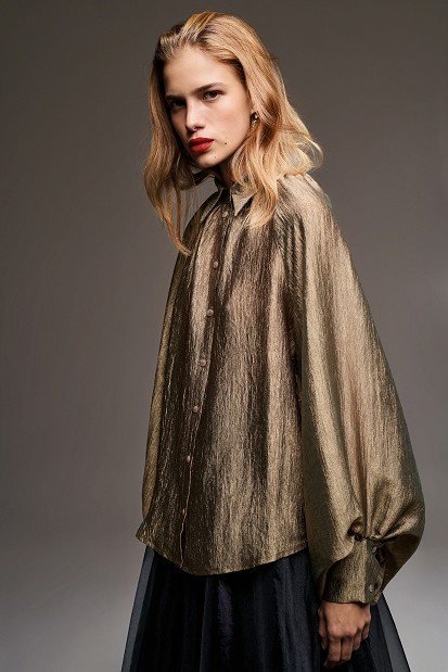Shirt with wide sleeves - Gold label