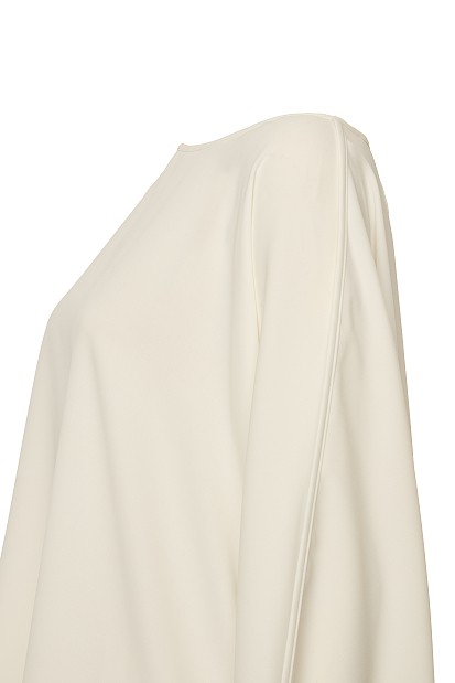 Long sleeves blouse with self tie
