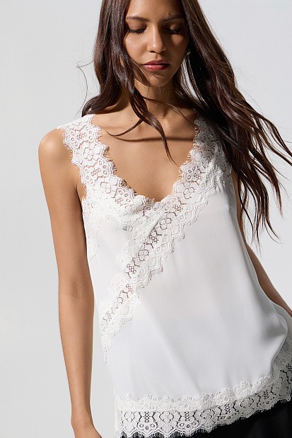 Lingerie τοπ με δαντέλα