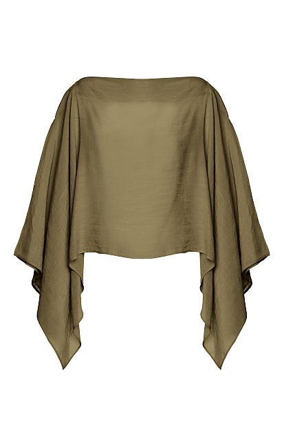 Convertible top with a slit