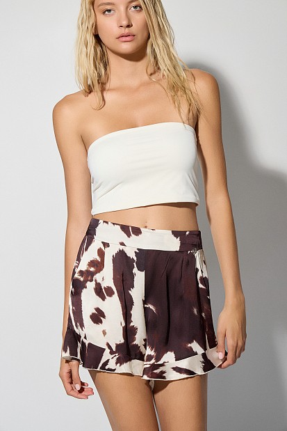 Strapless βασικό κροπ τοπ