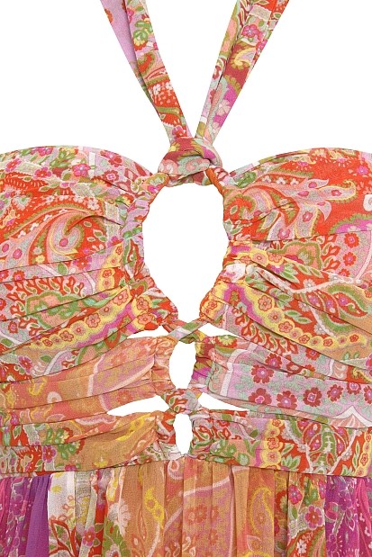 Maxi printed dress