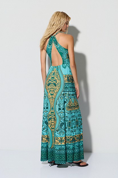 Maxi printed dress