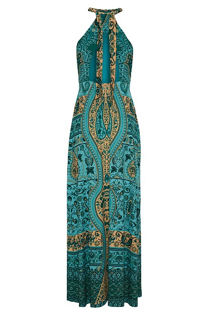 Maxi printed dress