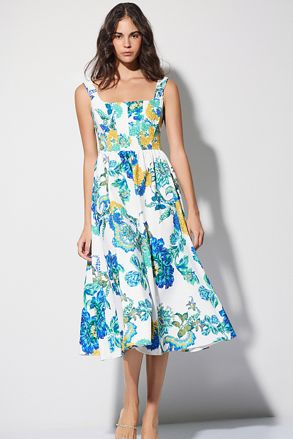 Midi floral dress
