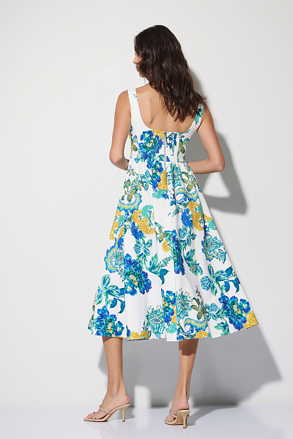 Midi floral dress