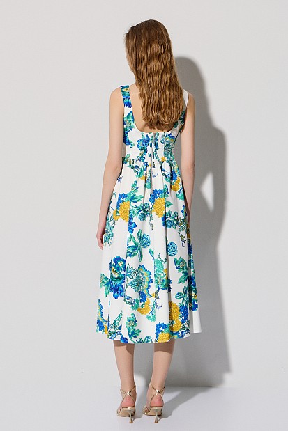 Midi floral dress