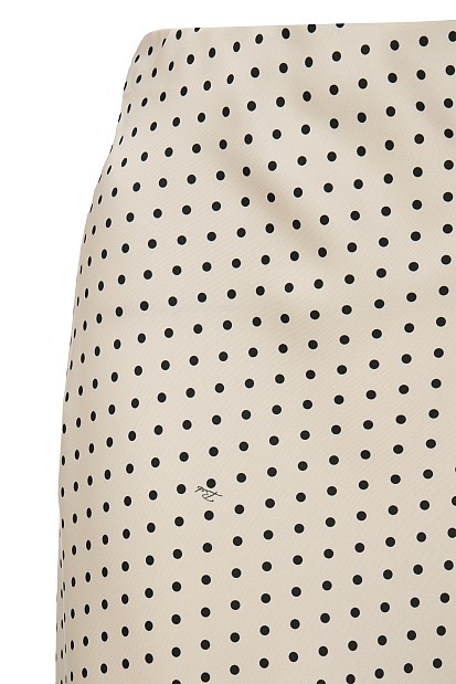 Midi polka dot skirt