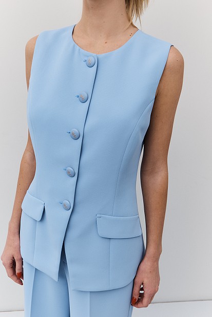 Longline vest diagonal