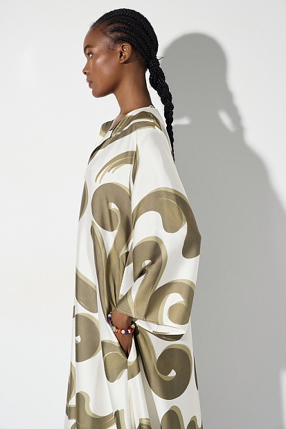 Maxi printed tunic