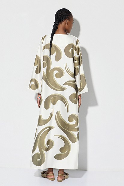 Maxi printed tunic