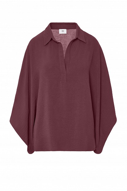 Bluză oversized cu mâneci 3/4