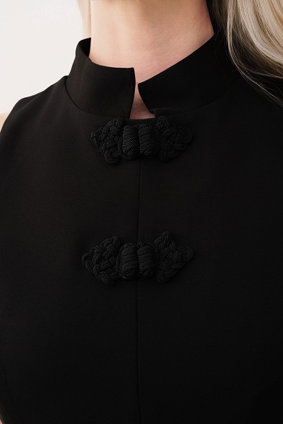 Rochie scurtă în stil japonez