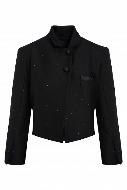 Striped sequin bolero