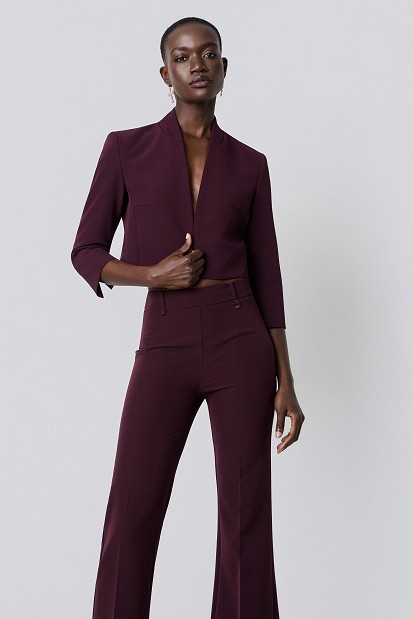 Bolero crop cu mâneci 3/4