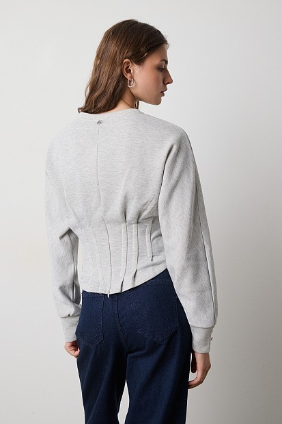 Lurex sweatshirt