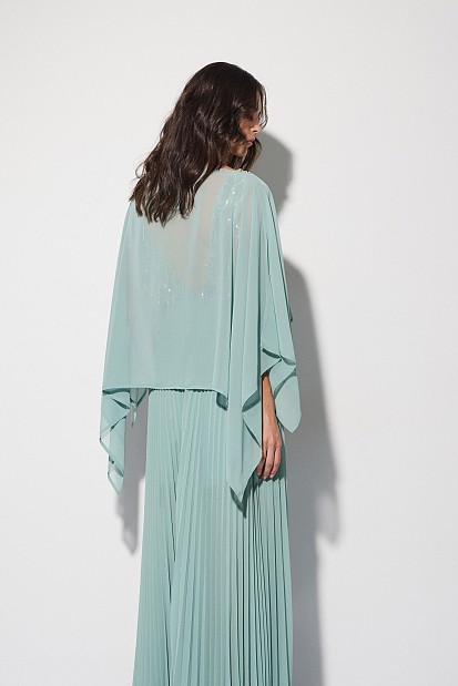 Asymmetric sheer blouse - Gold label