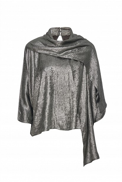 Lurex mousseline blouse - Gold label