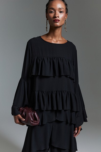 Top cu volane - Gold label