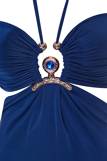Maxi dress with decorative detail - Gold label