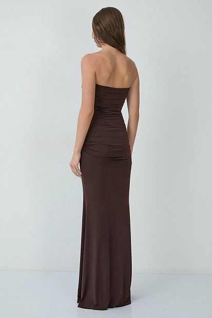 Maxi strapless dress - Gold label