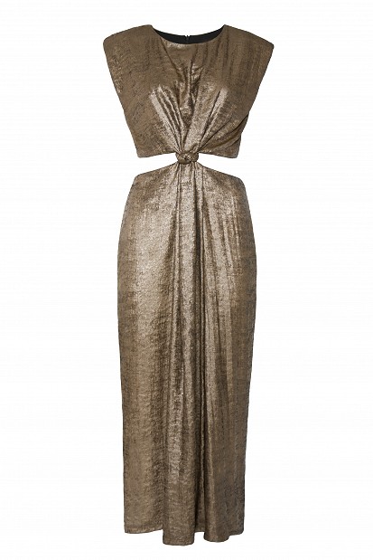Μίντι φόρεμα με cut-out design - Gold label