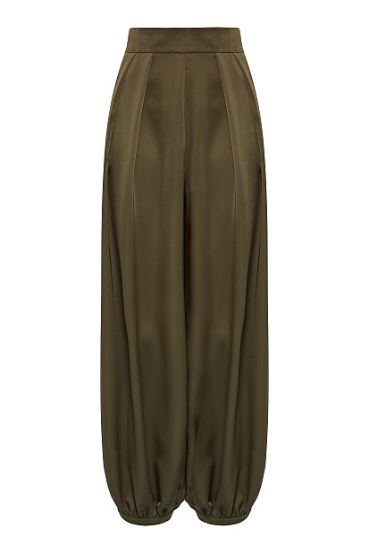 Satin balloon trousers - Gold label