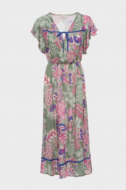Shortsleeve floral dress