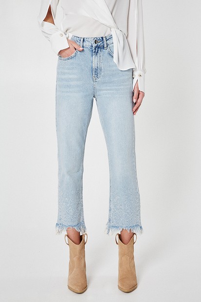 Mandy jeans with rhinestones