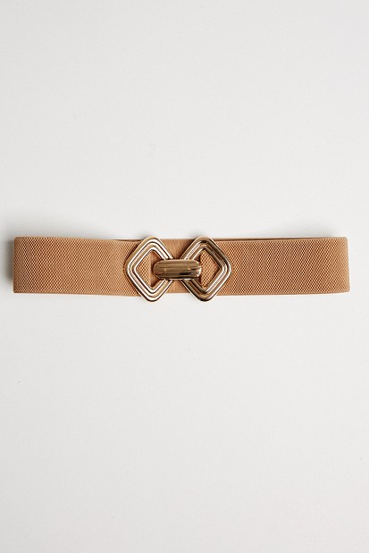 Waist belt with front closure